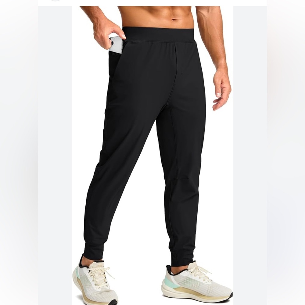 lululemon athletica Men's Classic Black Joggers